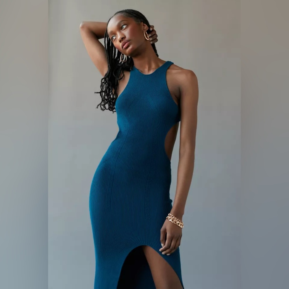 UO Ora Sweater Cutout Midi Dress